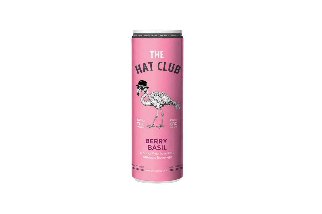 Berry Basil Infused Seltzer